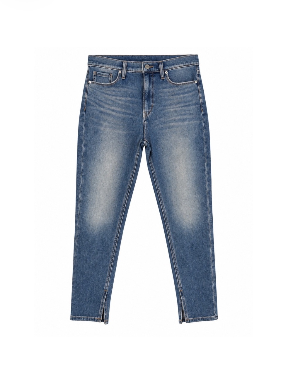 Banana Republic Premium Denim Mid-Rise Skinny Jeans - Medium Wash, Size 30